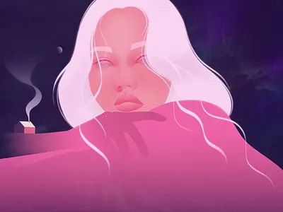 Northern Lights animation nft portrait