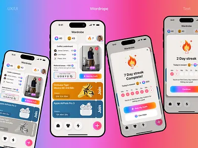 AI Fashion Stylist – Mobile App UI/UX Design ai ai fashion app design application designsystem fashion recommendation ui mobapp mobileapp personal style mobile app ui uiux