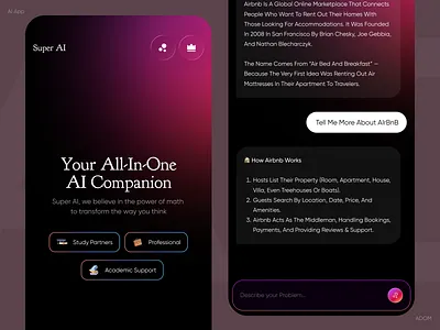 AI App Design ai ai app ai app design app app design app ui magic ai message ai text ai ui ux video ai voice ai