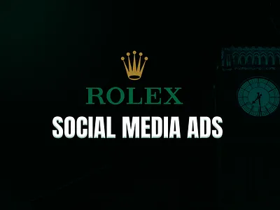 Rolex Watch Social Media ads 3d ads animation branding cosmetics creative banner graphic design logo luxury magazine minimal motion graphics rolex social media banner story watch watch for man