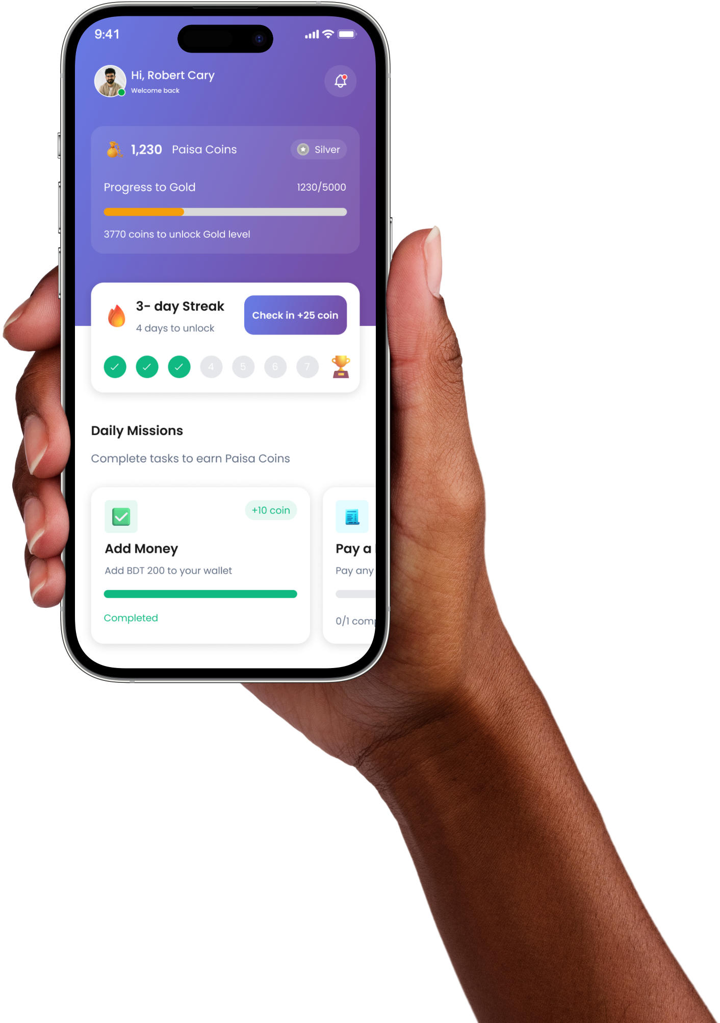 Gamified Loyalty Coins – Reward System App UI ui