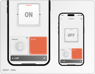Smart Home App app control app figma design light app product design smart home ui ux