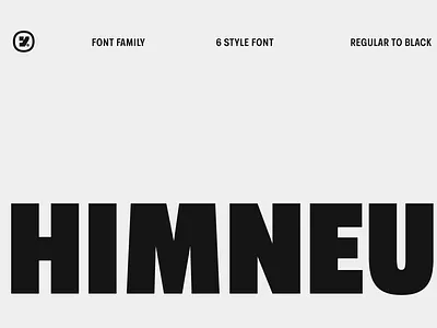 Himneu – Condensed Font branding font graphic design type typography