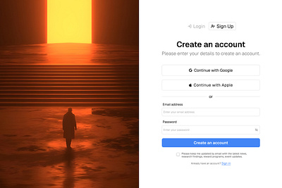 Sign Up graphic design interface product design prototype ui ux
