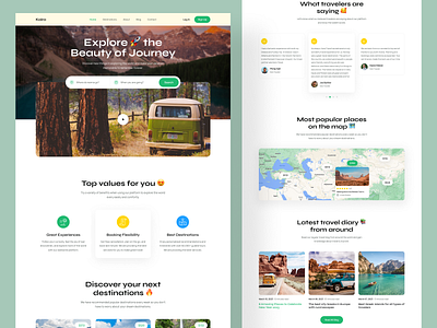 Travel Agency Website agency website design travel agency travel agency website ui web website design