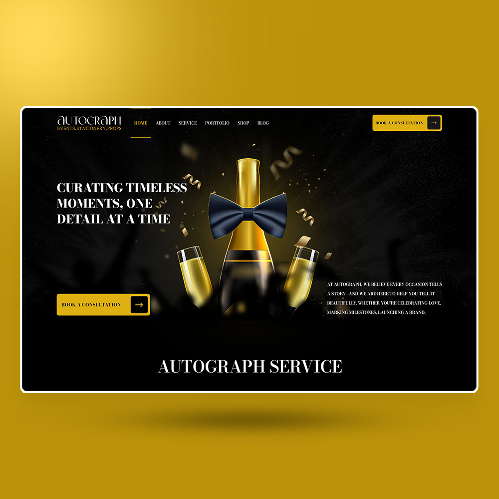 AutoGraphic Business website design adobe photoshop adobe xd app branding design elementor figma graphic design illustration landing page logo motion graphics ui uiux vector web web design website website design wordpress