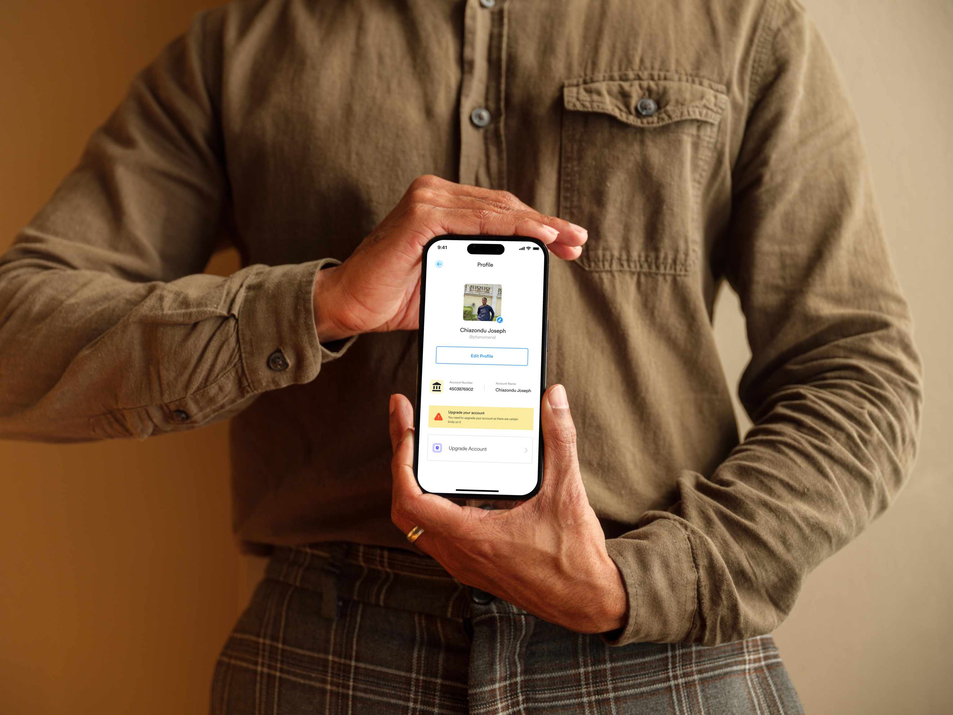 Arvo Profile Section app design ui ux