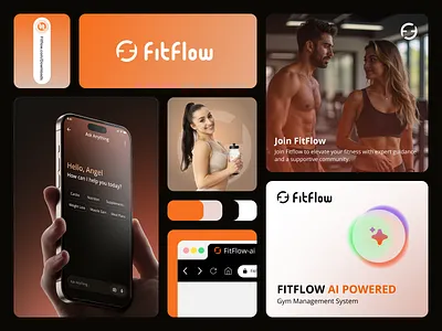 AI Chat bot Fitness & Workout Gym Management App Branding aiproduct aiux appbranding brandidentity branding conversionfocused darkui figma fitness branding fitnessappdesign gym barnding gymapp gymmanagement ideatedlab mobileappdesign smartfitness ui user interface ux website