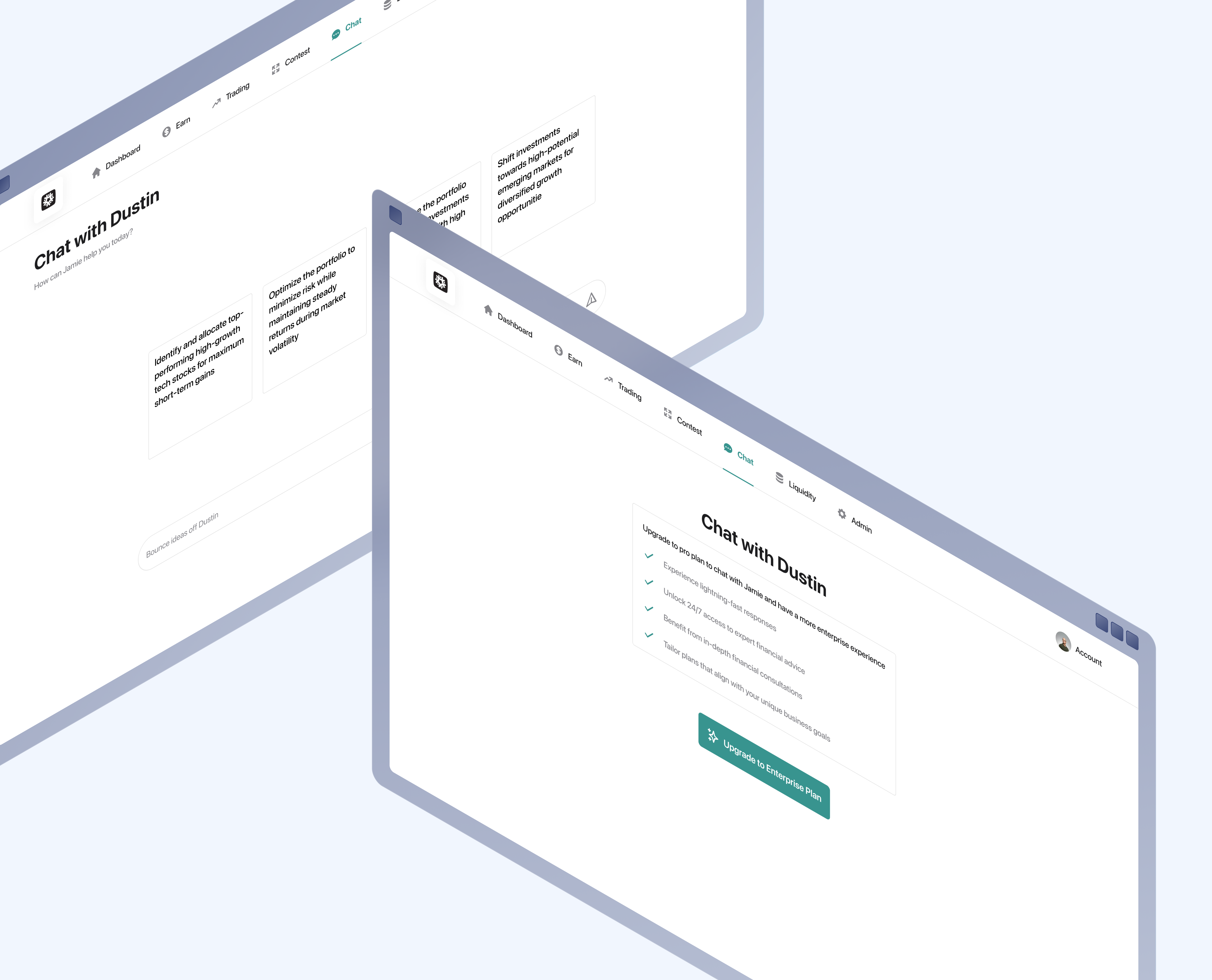 Dustin AI — your personal agent for smarter, faster work app design ui ux