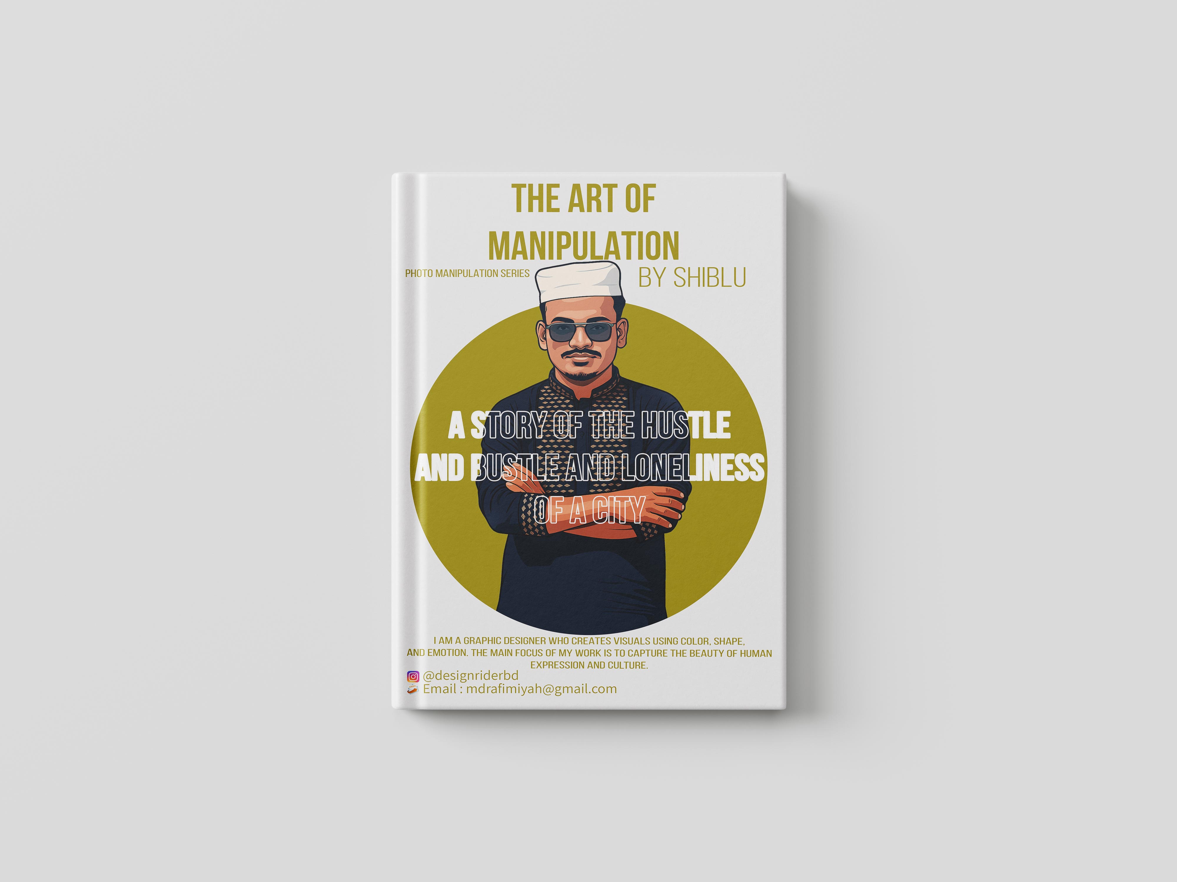 Book MANIPULATION bookart bookcover creativeprocess designportfolio dribbbleshowcase graphicdesign manupoleson