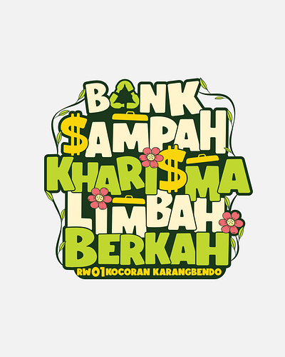 Sticker Bank Sampah ux
