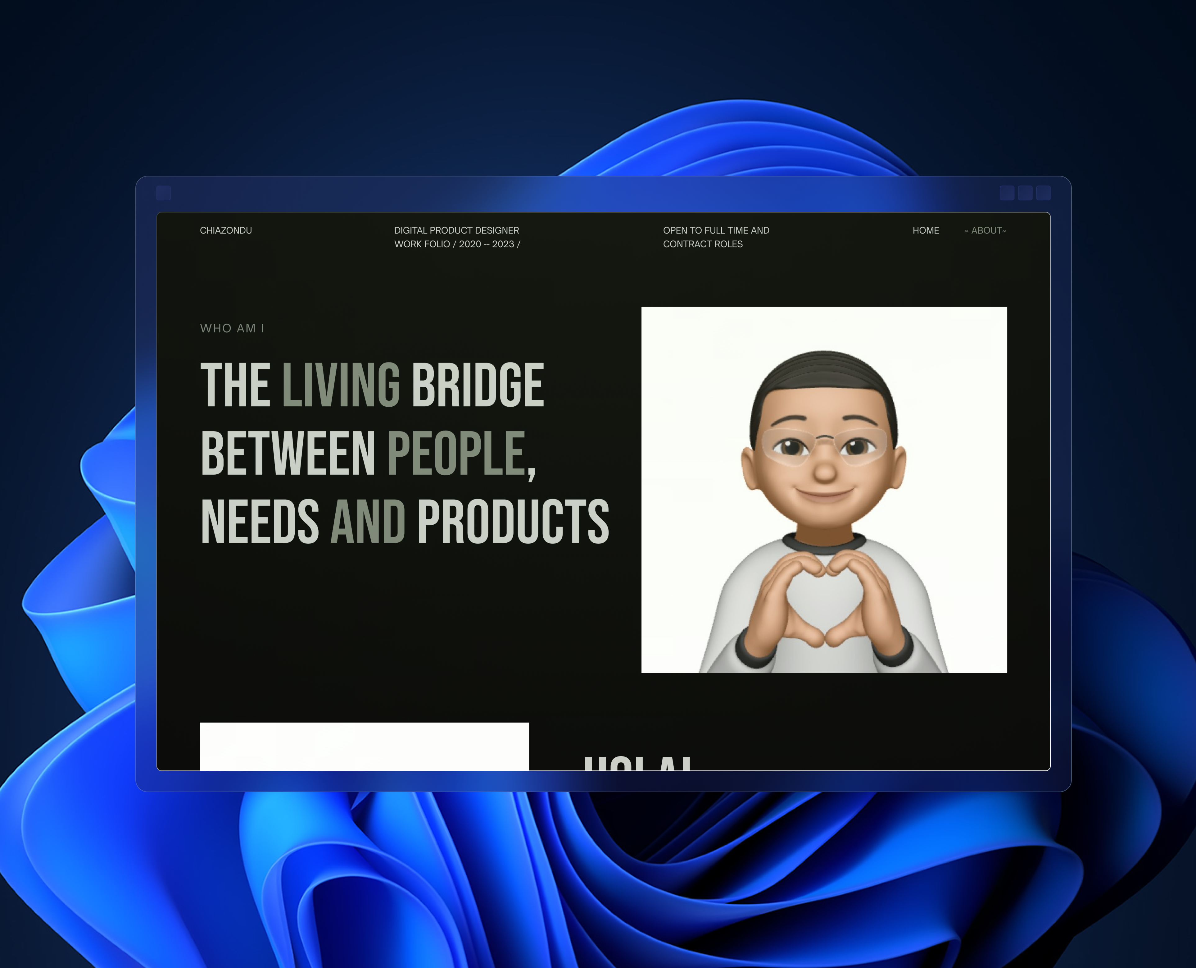 Example of Landing Page And Website Design