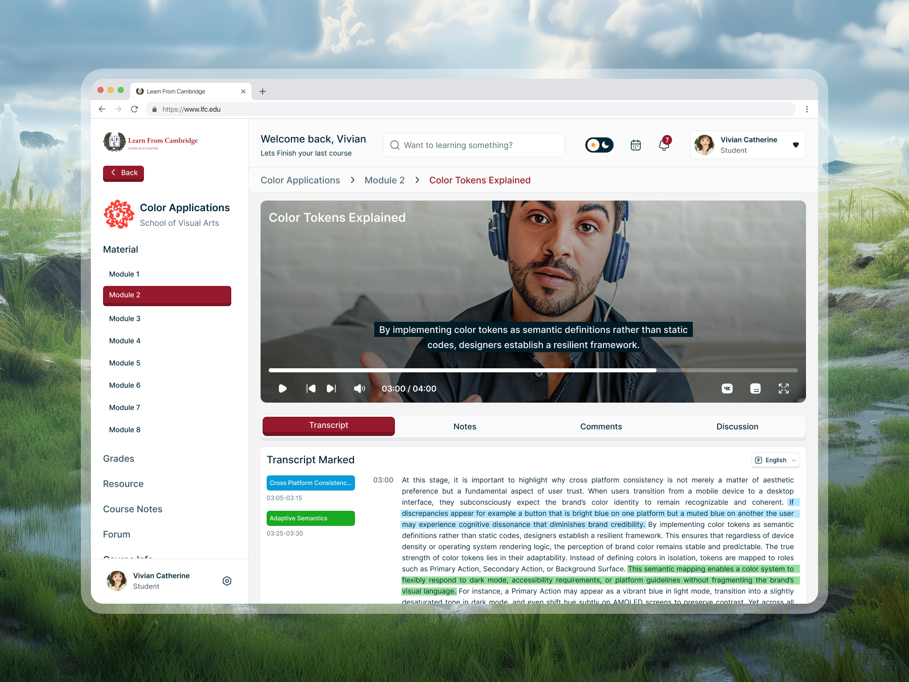 Learn From Cambridge - Learning Platform