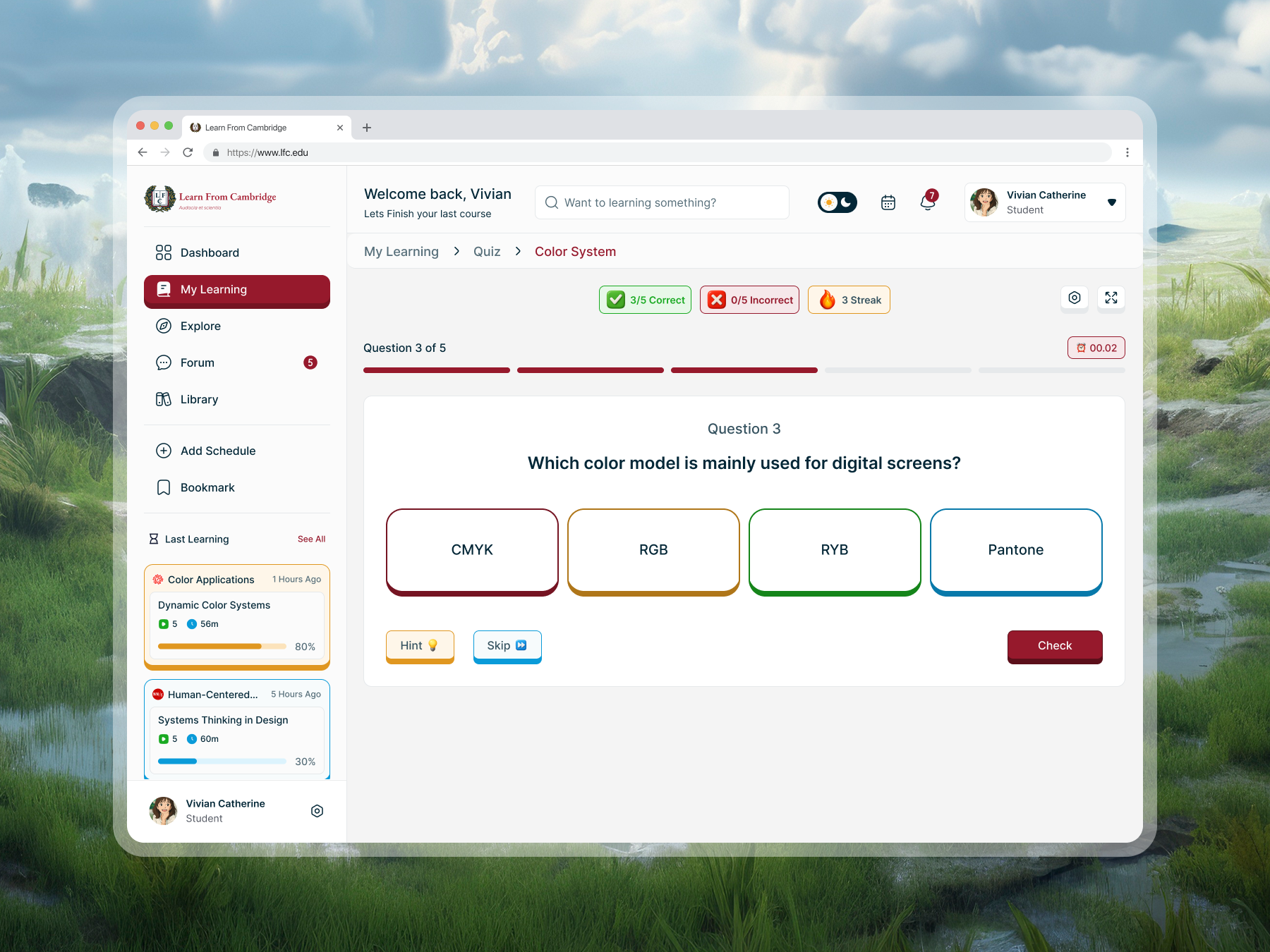 Learn From Cambridge - Learning Platform