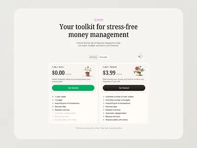 Pricing UI branding clean design dailyui design illustration logo pricing product design saas ui ux web design