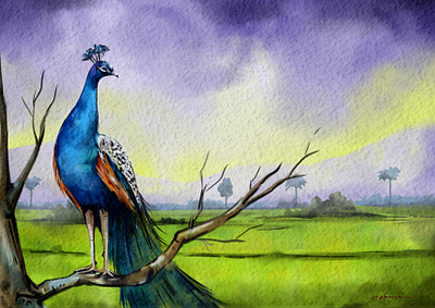 Digital water colour