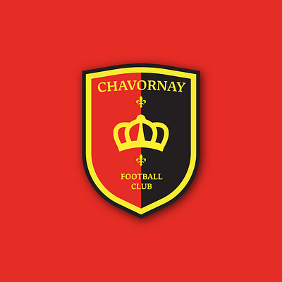 Chavornay Football Club brand branding clean concept design designer football illustration illustrator logo suisse