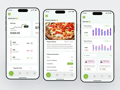 Restaurant Management App app design clean cooking app design concept e commerce food app food delivery food management interaction design minimal design mobile app mobile app design modern product design restaurant app restaurant dashboard resturant store ui ui ux design