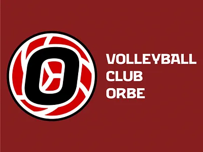 VBC Orbe brand branding clean concept design designer illustration illustrator logo suisse volley volleyball
