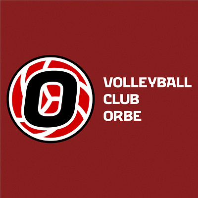 VBC Orbe brand branding clean concept design designer illustration illustrator logo suisse volley volleyball