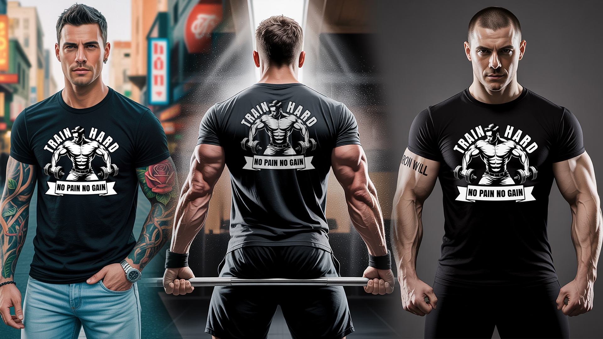 Strength Training T-Shirt Design | Motivational Fitness & Gym tshirt