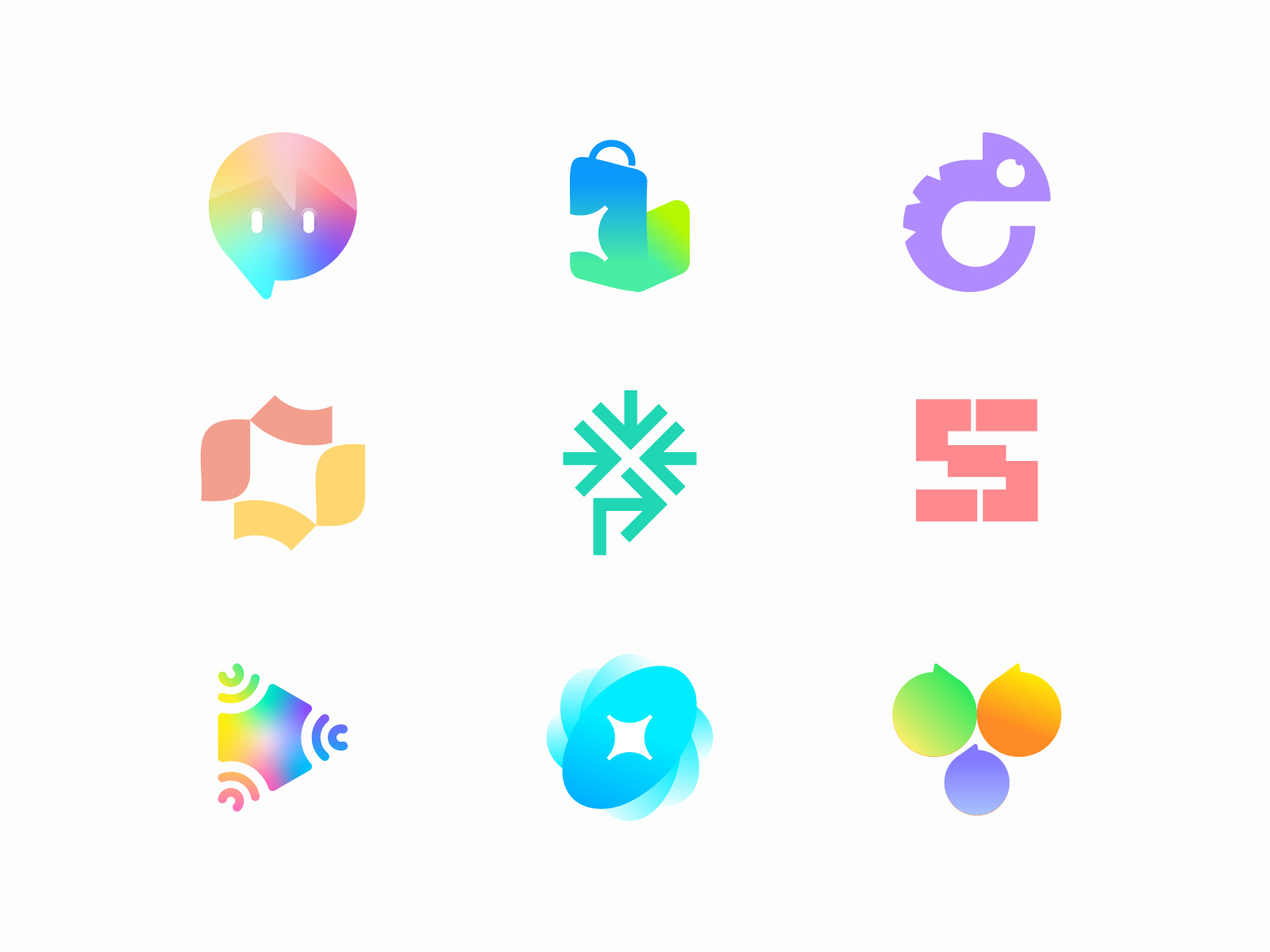 Example of AI, Intelligence, Productivity, SaaS, Crypto Tech Logofolio