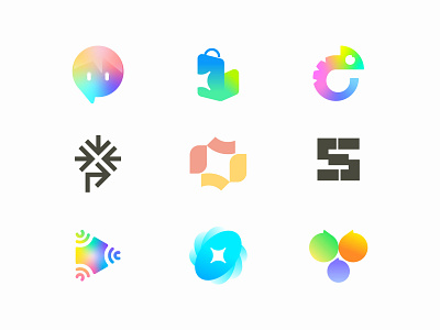 AI, Intelligence, Productivity, SaaS, Crypto Tech Logofolio ai logo branding colorful crypto ecommerce futuristic logo gradient intelligence letter mark logos logo logo collection logofolio 2025 mascot modern logo saas software logo startup tech company logo tech logo unused