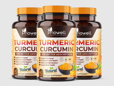 product label design, supplement label design turmeric curcumin turmeric label design turmeric supplement