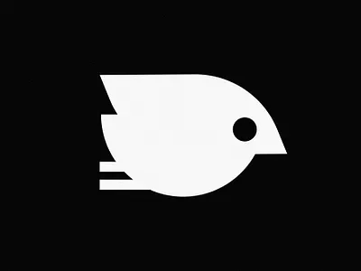 Bird Minimal Logo abstract bird branding design graphic design illustration logo mascot minimal pure vector