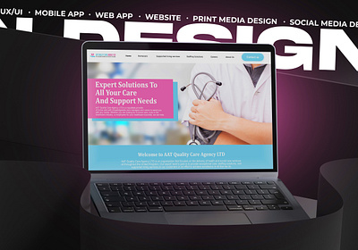 Expert Solutions Health Care Website best web design designer graphic design hasnain design hasnain iqbal health care healthcare layout healthcare web laptop layout logo medical web medical website design mokeup ui uiux website design