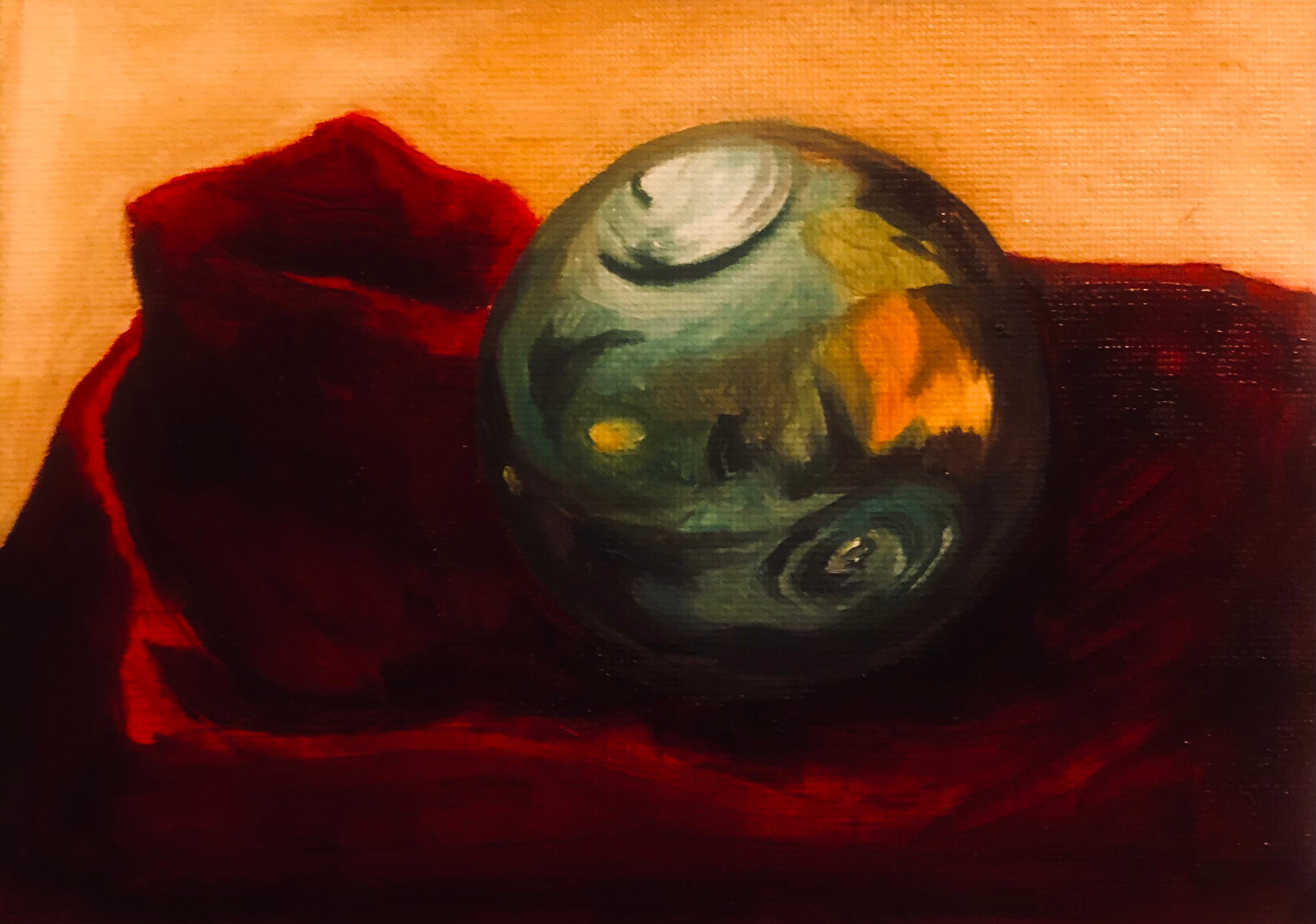 Oil painting on canvas oil painting still life