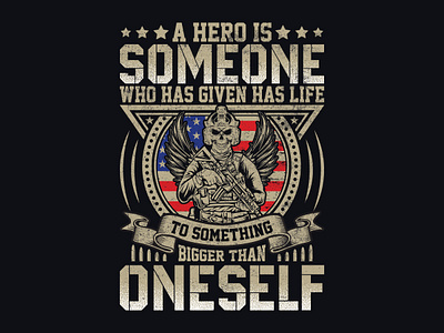 "Unveiling My New American Veteran T-Shirt Design!"