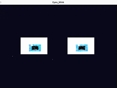 Creative Coding- Wink The Eyes animation animationloop codeart coding creative creative coding design dribbledaily eyes generativedesign glitchart java motiondesign pixelart pixels retrodesign wink winking