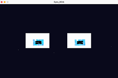 Creative Coding- Wink The Eyes animation animationloop codeart coding creative creative coding design dribbledaily eyes generativedesign glitchart java motiondesign pixelart pixels retrodesign wink winking