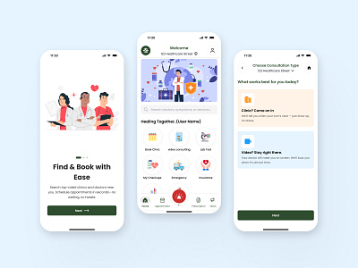 Arovita – Complete Healthcare Booking Ecosystem branding graphic design ui