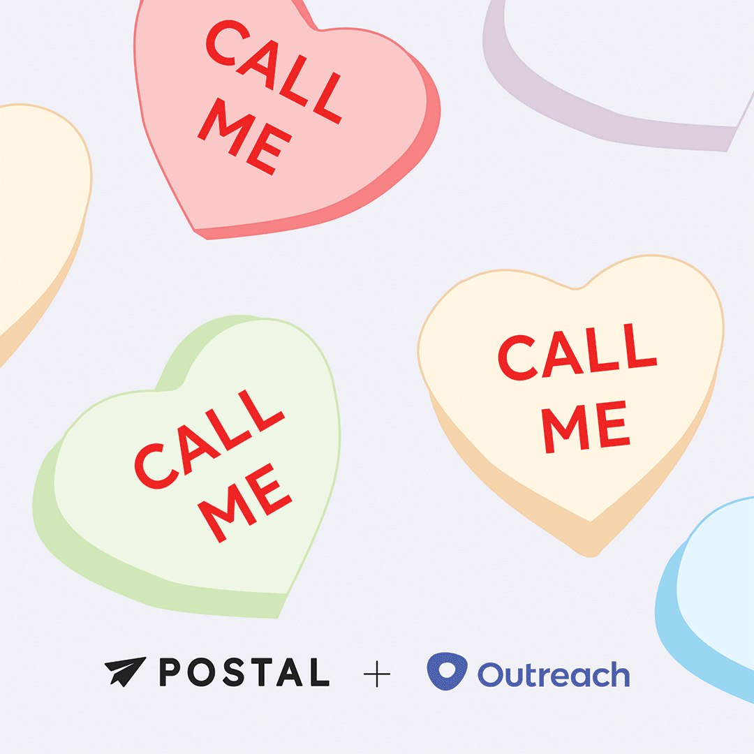 Postal: Valentine's Day Integration Posts branding conversation hearts design integrations social valentines day
