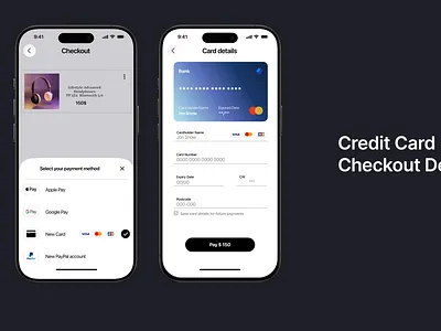 Credit Card Details Screen Design dailyui002 design ui