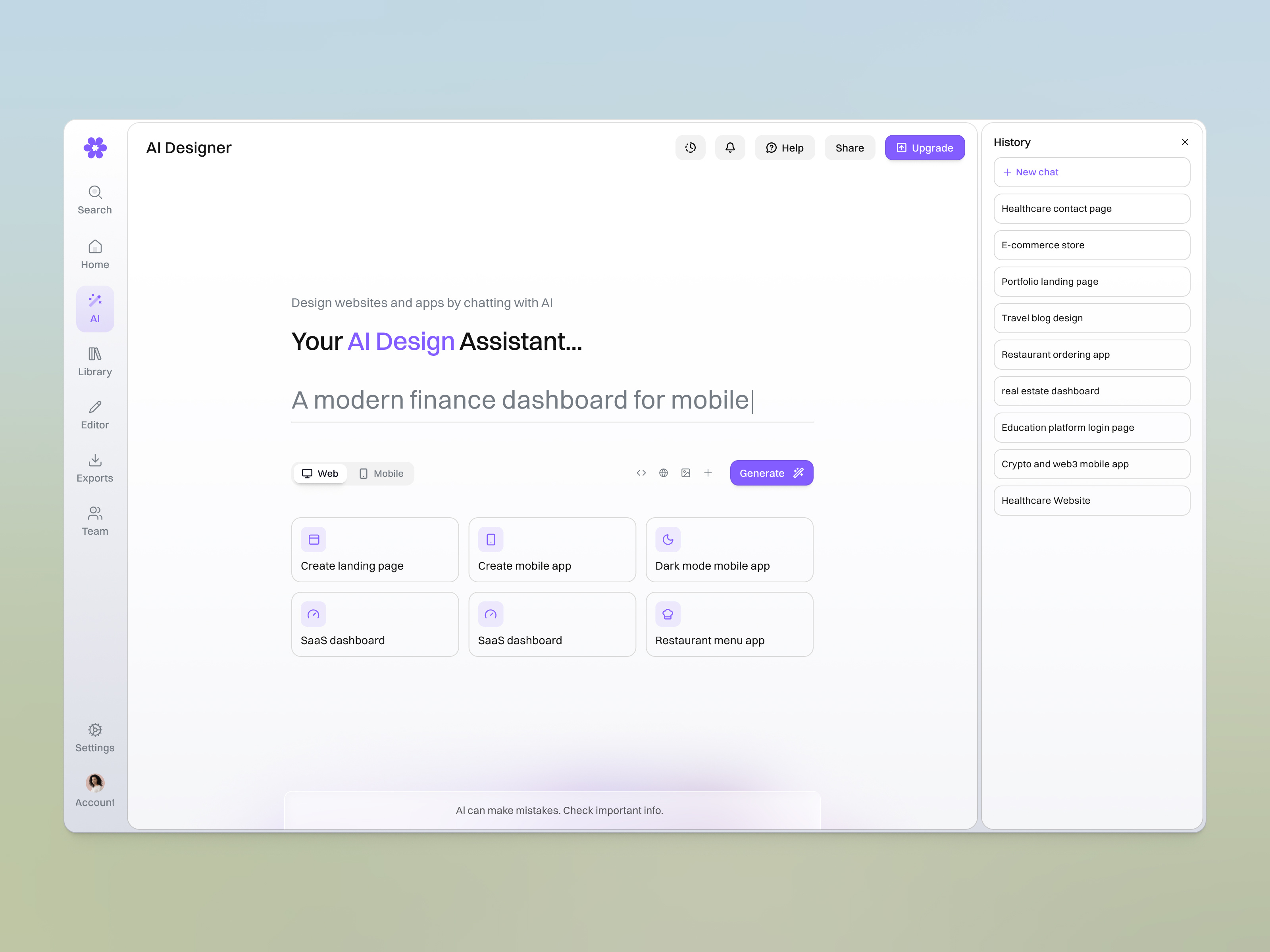 Example of Product Designer Monthly Partnership