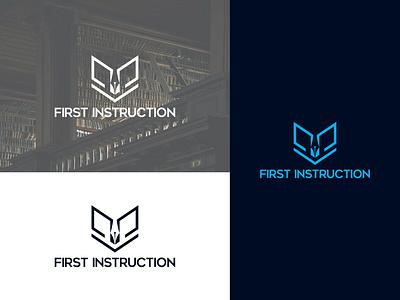 FIST INSTRUCTION book logo brand logo business logo clean logo company logo creative logo custom logo education logo flat logo knowledge logo logo logo design minimal logo minimalist logo modern logo simple logo unique logo