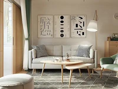 Olive Wood Apartment 3d modeling apartments decor elegant furniture interior design minimal modern olive tone wood