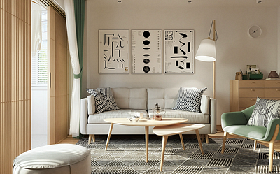 Olive Wood Apartment 3d modeling apartments decor elegant furniture interior design minimal modern olive tone wood