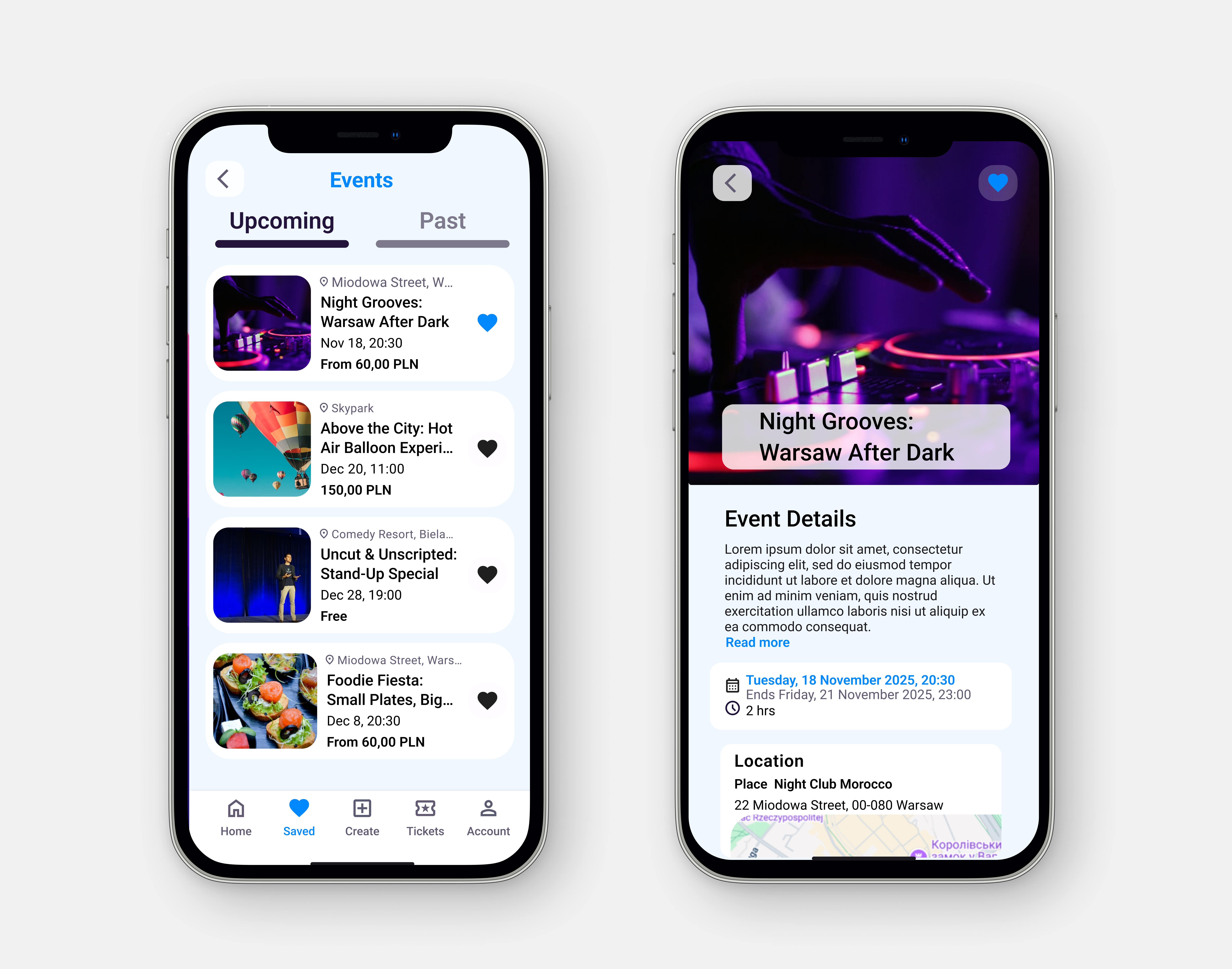 Microinteraction: Like button color feedback design event app prototype smart animate prototype ui