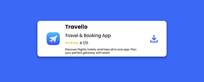 Day 74 – App Download | Travello branding daily daily ui dailyui design graphic design logo ui uichallenge