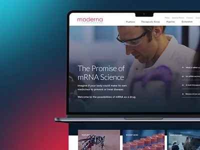 Moderna Homepage