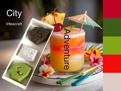 Concept in colours app colour palette design graphic design project concept