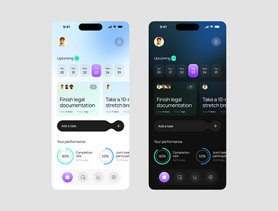 AI Planner - Home Screen ai product design ui design
