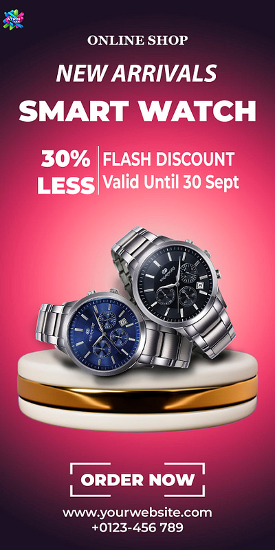 watch fler advertising branding design flyer flyer design graphic design unique flyer watch flyer