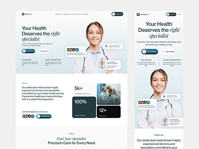 MedSphere - Doctor Appointment Booking Website Design appointment artxis clinic doctor appointment website doctor booking website doctor landing page doctor website design doctors appointment website healthcare healthcare website hospital medical website medicine online doctor appointment online health care product design ui design web design website design