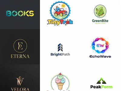 “Brand identity starts here 💡🖤” branding design graphic design illustration logo logo design logos typography vector