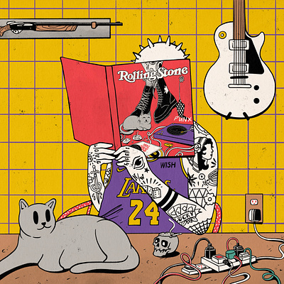 Don’t forget your roots art bands catlovers cats catslife drawing handdrawn ilustration life nft punk